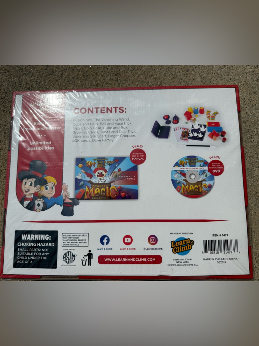 Starter Magic Collection - Red Learn & Climb Box - Picture 3 of 6